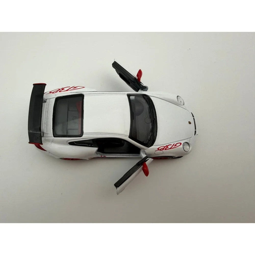 Kinsmart Porsche 911 GT3 RS White Red 1/36 Scale Diecast Model Car 5352D